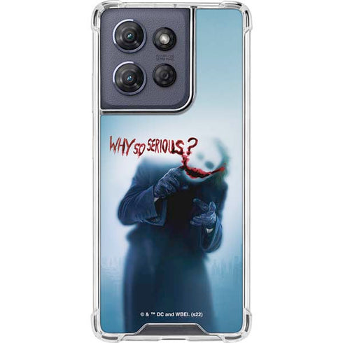 The Dark Knight Why So Serious Moto G Play 5G (2025) Clear Case